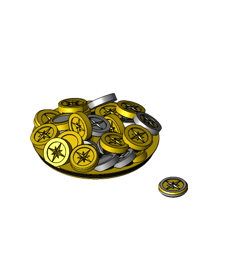 Pot Of Gold - Can Cup Lid 3d model