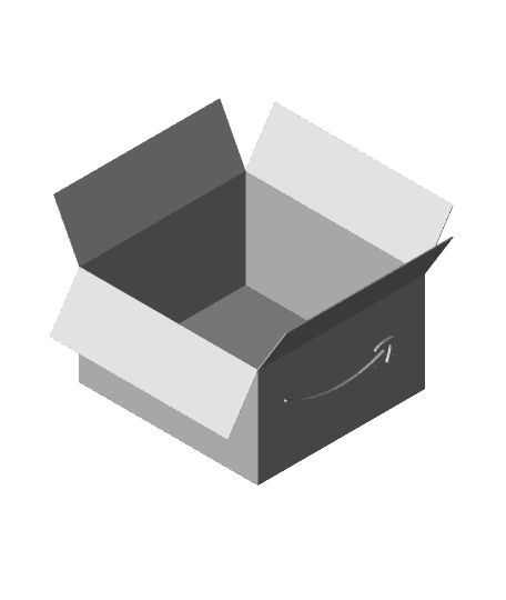 3D Amazon Shipping Box 3d model