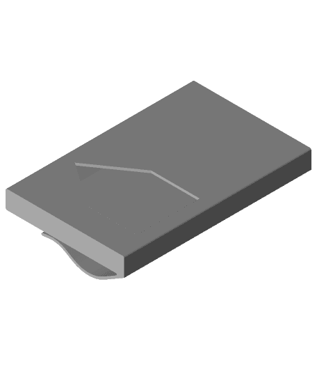 Business Card Holder - LH-12 by BassettDesigns full viewable 3d model