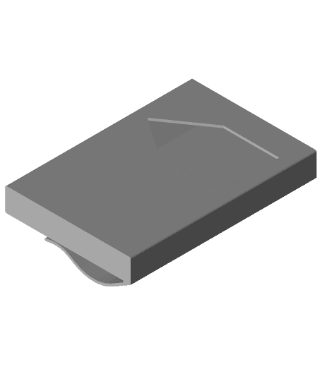 Business Card Holder - RH-18 by BassettDesigns full viewable 3d model