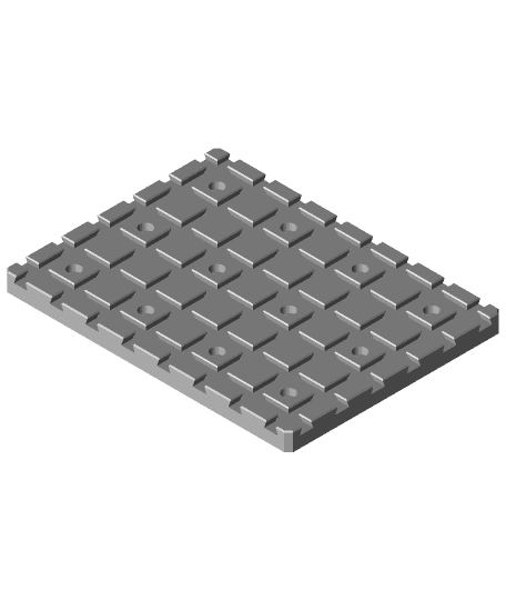 Dovetail clamping plate 3d model