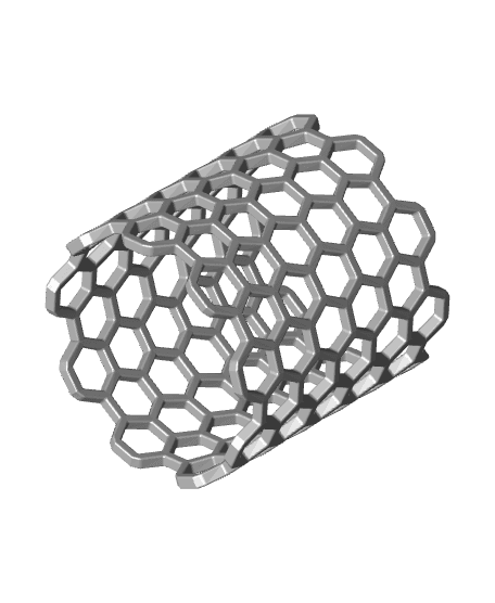 Honeycomb Inspired Wide Bangle 3d model