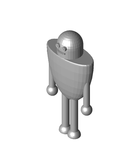 Roz the Robot 3d model