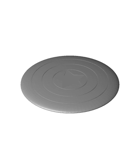 cap's shield (winter soldier) #FranklyBuilt 3d model