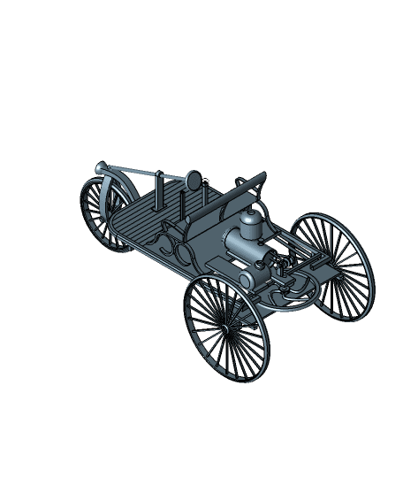 Benz motor carriage 3d model