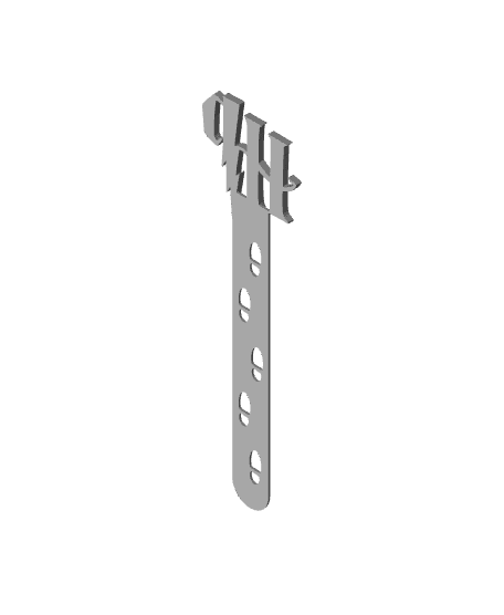 Collection of Bookmarks 3d model