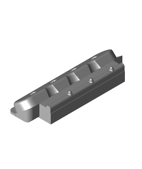 Axial SCX6 Servo Valve Cover by zanthrax81 full viewable 3d model