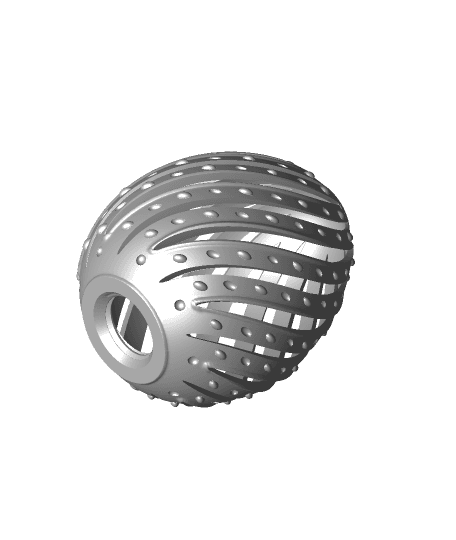 Twisty Egg Container 3d model