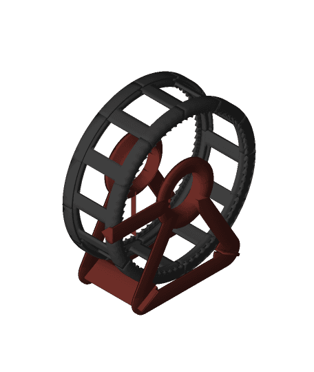 Random Decision Wheel (OpenSCAD) by 3DPrinty full viewable 3d model