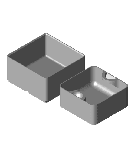 Gridfinity Retainer Denture 2x2x6 3d model