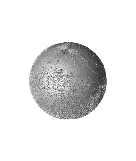 Mars Lithophane 200mm/20cm Diameter 3d model