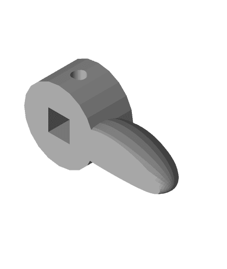 Homelite leaf blower knob by zzalrs full viewable 3d model