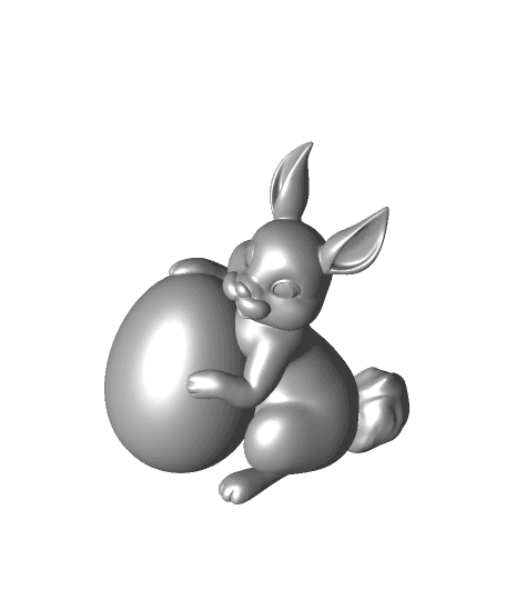 Easter bunny 3d model