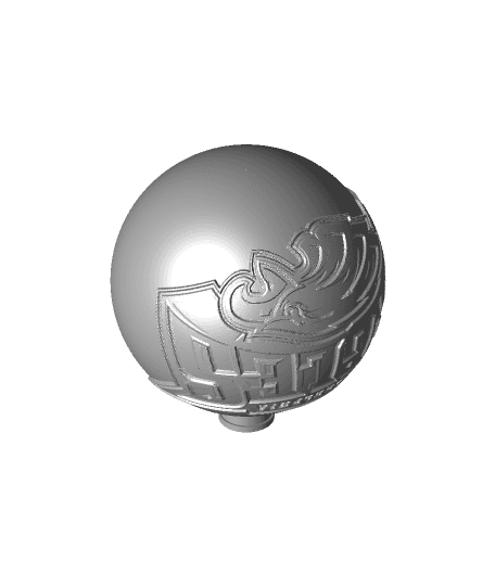 Eagles Ornament Bulb (80mm).stl 3d model
