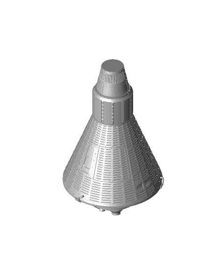 Modern Marvels - December 2023 60s Space Capsule 3d model