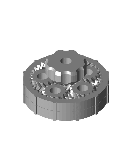 Gearbox Demo (Solid Core Compound Planetary) 3d model
