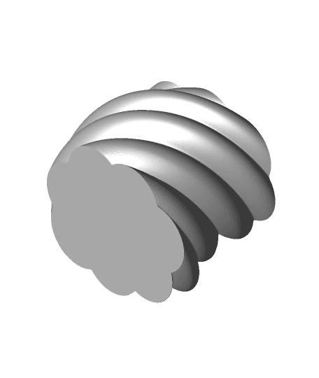 Twisted Cloud Vase Collection ( 1mm thickness) by pressprint full viewable 3d model