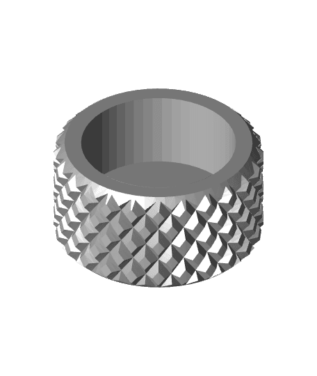 Cap for screw with knurling by 3DforFUN full viewable 3d model
