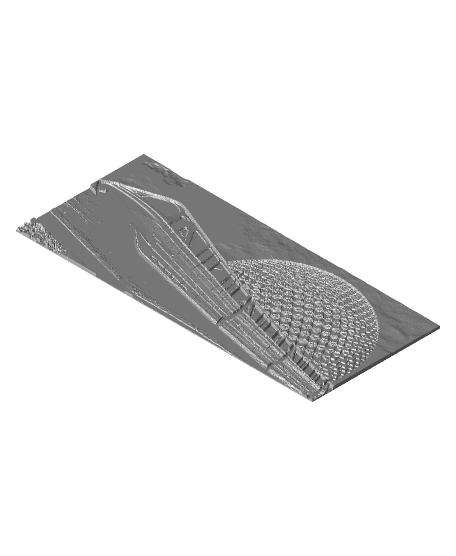 EPCOT Monorail HueForge 3d model