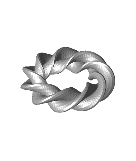 Twisted Torus.stl by OoglyBoogly full viewable 3d model