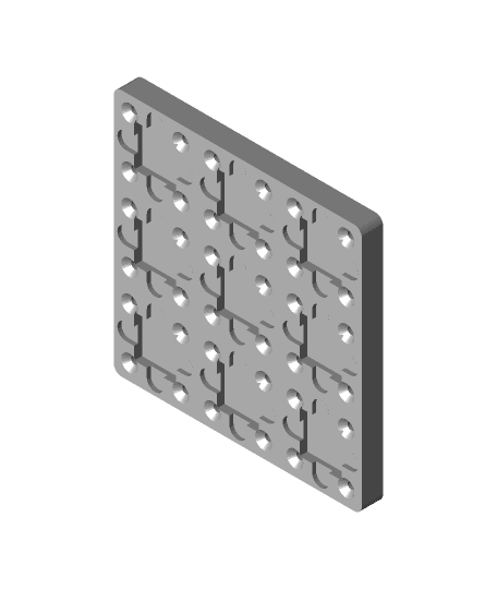 Weighted Baseplate 3x3.stl 3d model