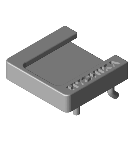 Hychika Battery Holder for peg board 3d model