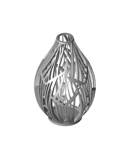Spiderweb Vase 3d model