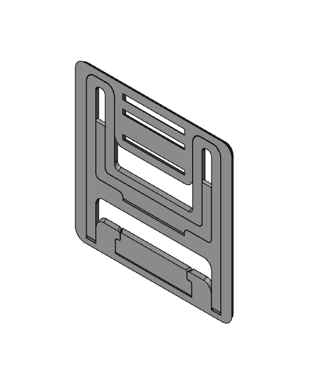#72 Laptop Stand Print-in-Place | Fusion 360 | Pistacchio Graphic 3d model