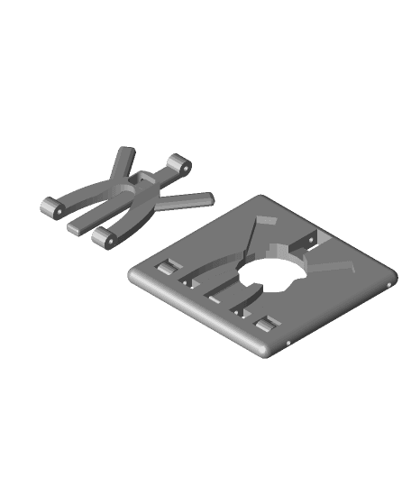 Folding Phone Holder 3d model