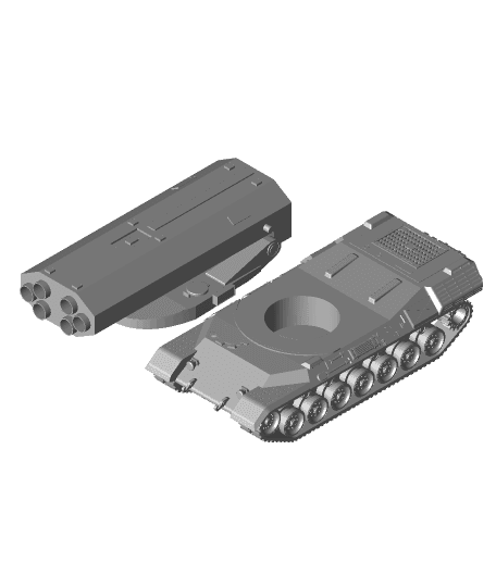 Leopard 1 RS80  3d model