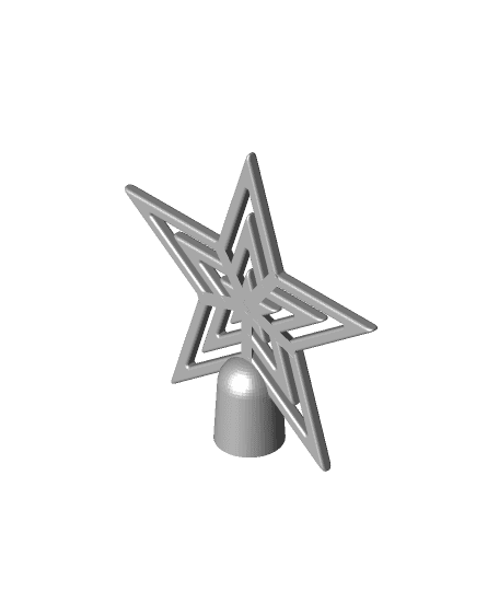 Xmas Star Ornament.stl 3d model