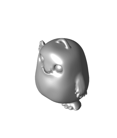 Doctor who Adipose car ornament key Chain 3d model