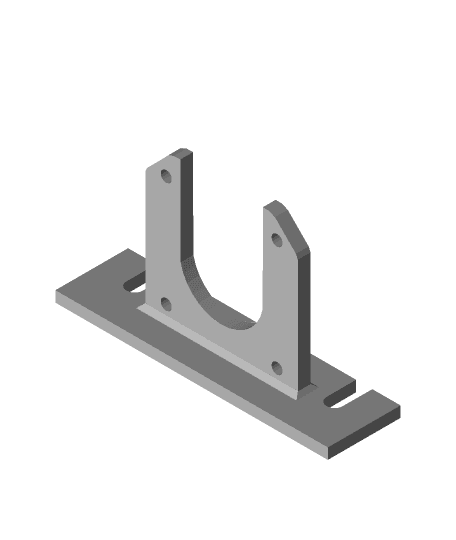 Micromake C1 bowden extruder stepper frame mount 3d model