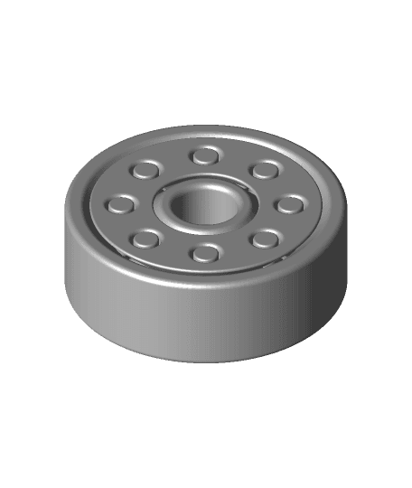 Caged Ball Bearing 3d model