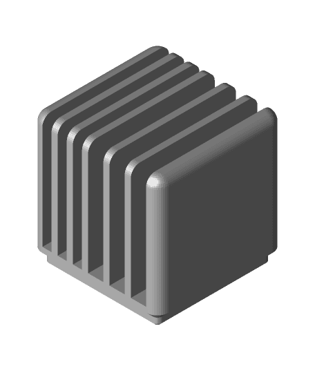 Gridfinity - Rulers holder 1x1 Remix (stl + f3d) 3d model