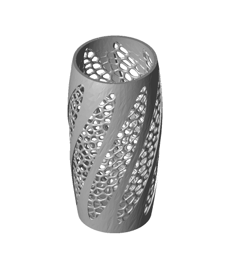 Twisted Voronoi Vase 3d model
