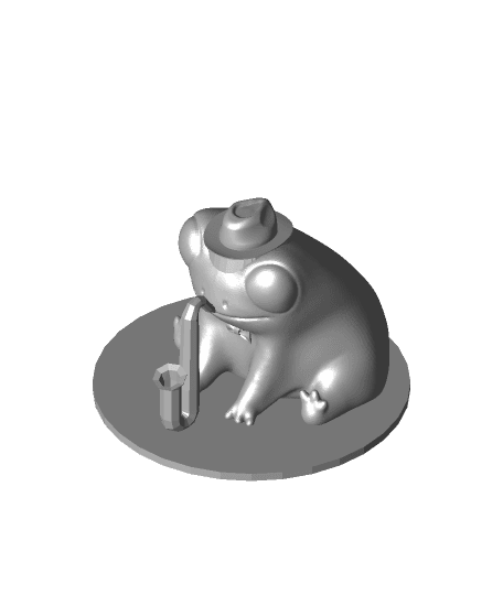 fred_the_frog_but_jazzy.stl 3d model