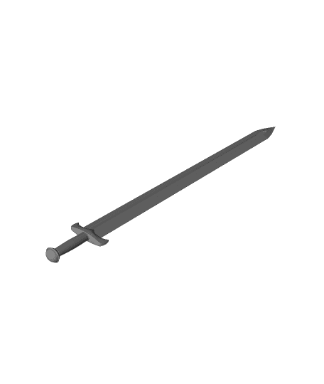Sword.obj by marciofreire3d full viewable 3d model