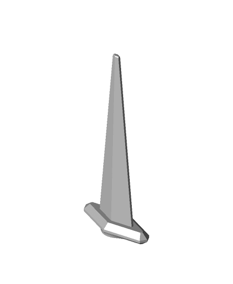 Light Up Mini Sword (Uses Balloon Lights) 3d model