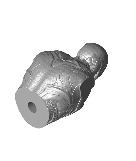 Iron Man Ultra-Detailed Support-Free Bust 3D Model by ArwgLacyProgramming full viewable 3d model