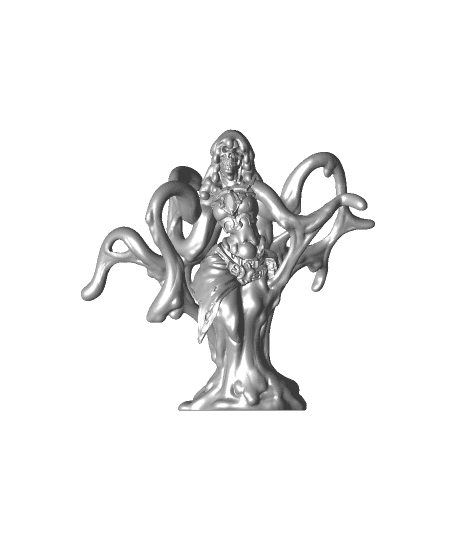 Slime Slime Monk - D&D miniature - PRESUPPORTED - 32mm Scale 3d model