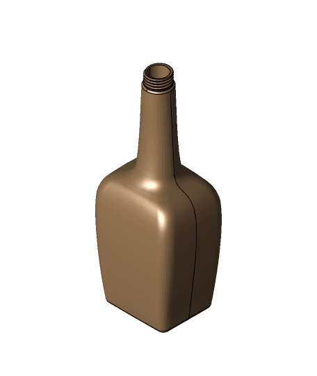 Whiskey Bottle.step 3d model