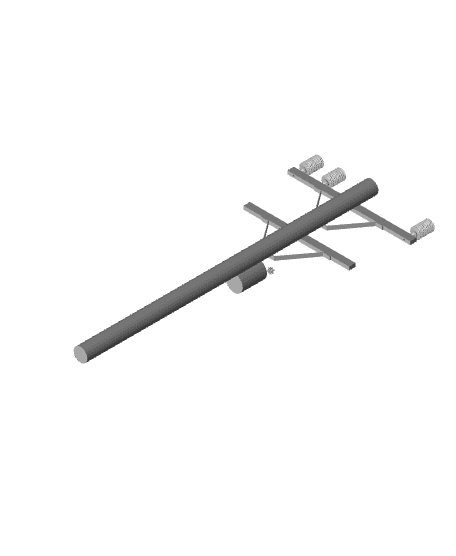 Utility Pole 3d model