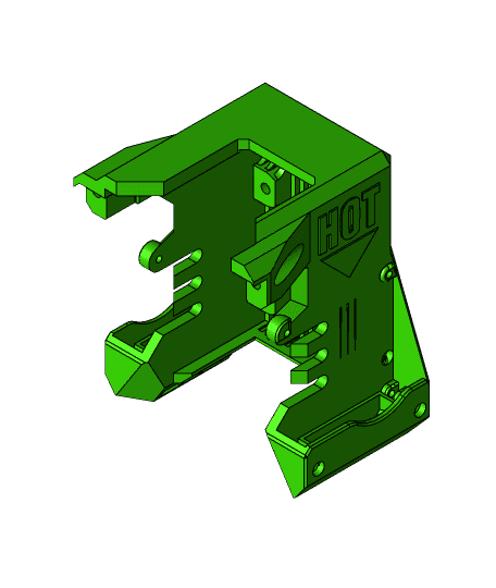 Nimble V2 mount for the BLV Cube 3d model