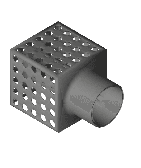 Vacuum Diffuser With Scrubbing Sponges by bmeunier full viewable 3d model