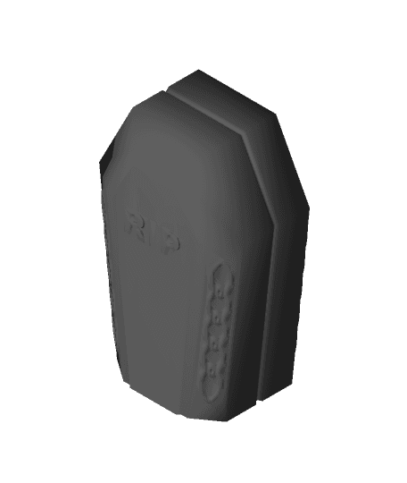 Coffin Bobblehead 3d model
