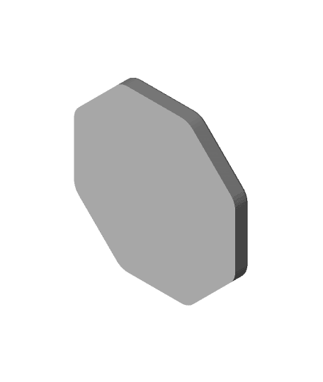 Octogon Drip Tray (simplified) by ksanislo full viewable 3d model