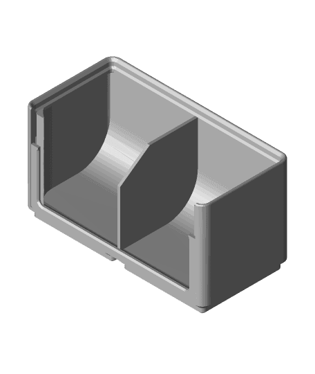 Gridfinity Modified Divider Glass Slide 3d model