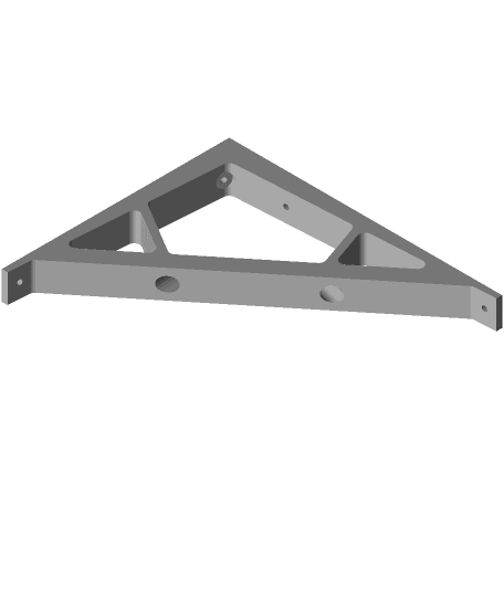 Sturdy Shelf Bracket 3d model