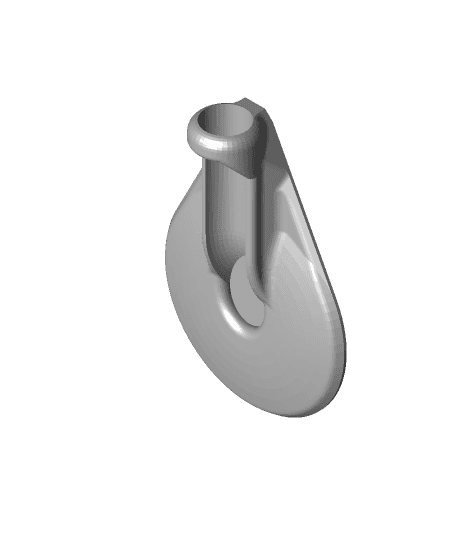 Soft shackle ball bearing pulley 3d model